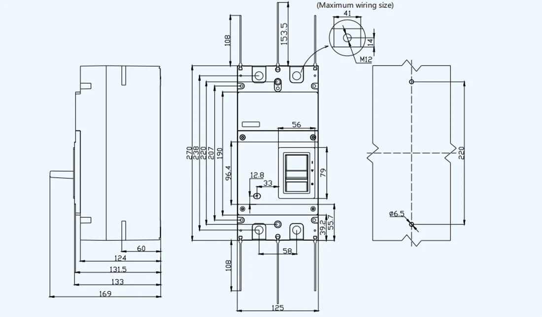320A PV Circuit Breaker DC1500V